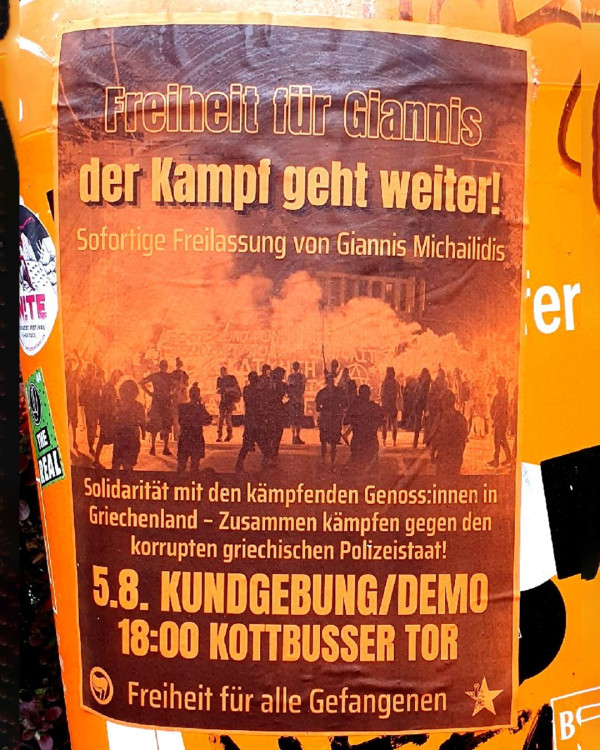 Freiheit für Giannis