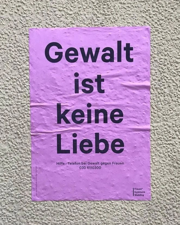 Gewalt ist keine Liebe!