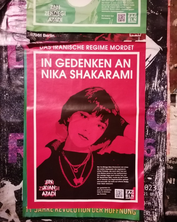 In Gedenken an Nika Shakarami