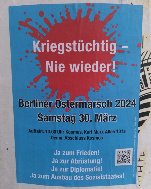 Kriegstüchtig - Nie wieder!