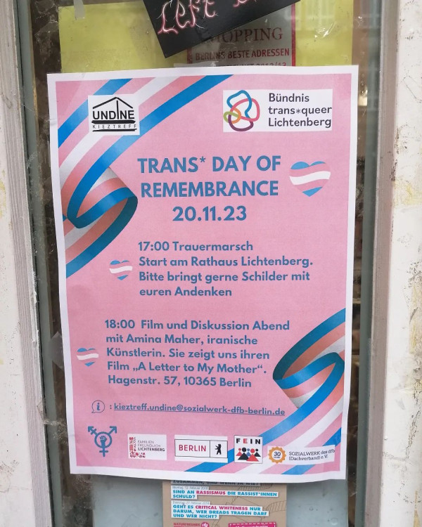 Trans* Day of Remembrance