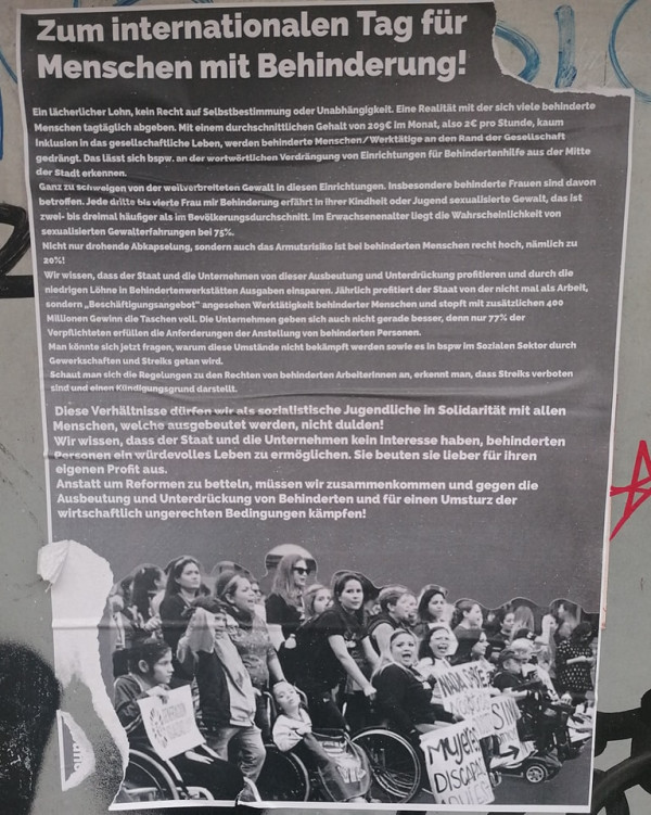 Zum internationalen Tag für Menschen mit Behinderung!
